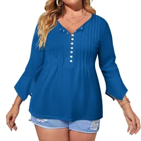 Women's Ruffled Petal Sleeve Top Women's ruffled petal sleeve top